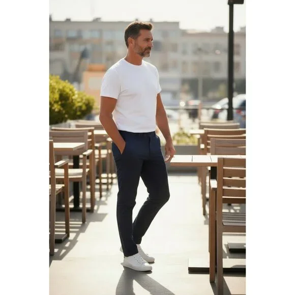 Cesare Attolini Blue Dress Pants Size 42 New With Tags.